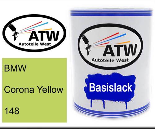 BMW, Corona Yellow, 148: 1L Lackdose, von ATW Autoteile West.